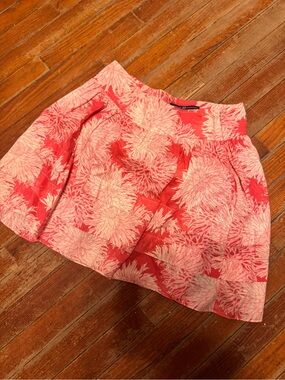 Women's Y2K GAP Pink Floral A-Line Skirt size 4
